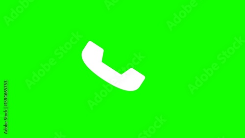 Incoming Call Notification Animation 4k video