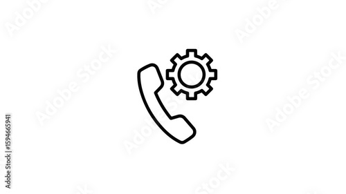 Incoming or Outgoing Call Icon Animation