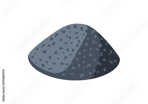 Granite rock, dark gray color, natural design with textured surface, copy space