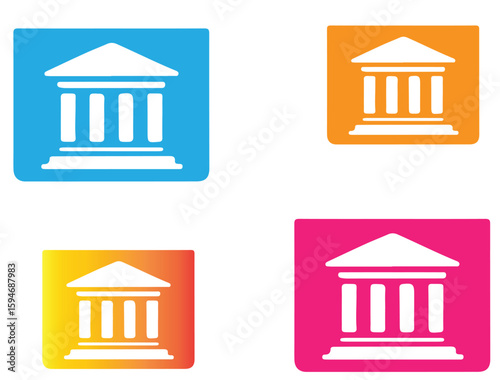 Modern Bank Icon Vector – Finance, Payment, Money Institution Symbol DesignDollar Icon Vector – Money Sign, Finance Symbol,business people business success business team 