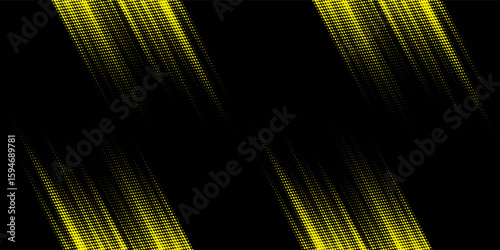 yellow black brush wrap car sticker pattern abstract banner sporty lines black yellow color combination grunge brush modern pattern racing motorsport vector design.