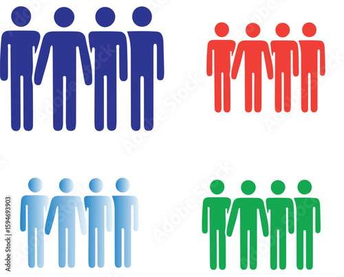 Family Care Icon – Parents and Children Protection, Health, and Support Illustration