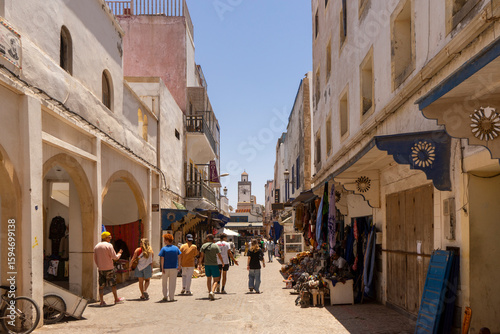 Quadro em tela paseo por la medina de essaouira en Marruecos