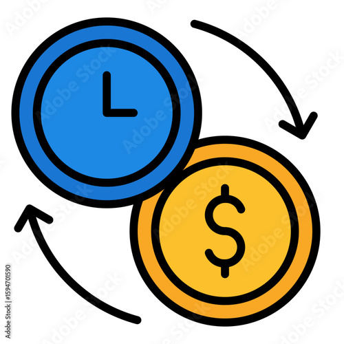 Pay later icon collection. Buy now and delayed payment symbols.