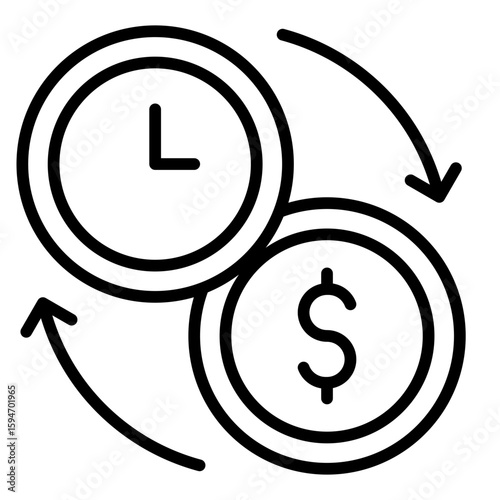 Pay later icon collection. Buy now and delayed payment symbols.