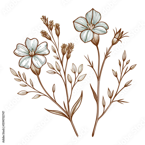 Vibrant floral vector patterns with blossoming flowers and elegant leaf designs create a beautiful, seamless illustration perfect for spring and summer decoration