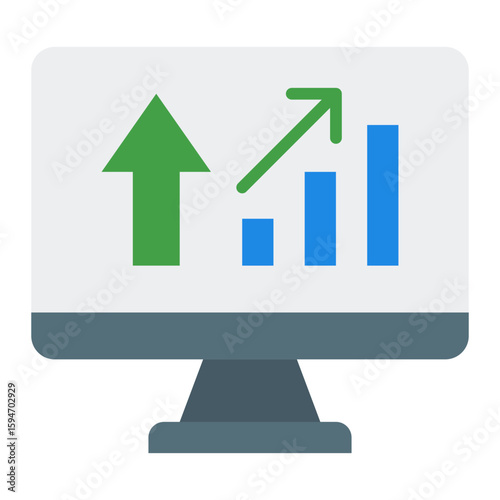 Market volatility icon set. Unstable price and trading risk symbols.
