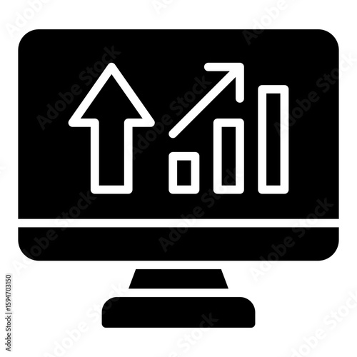 Market volatility icon set. Unstable price and trading risk symbols.