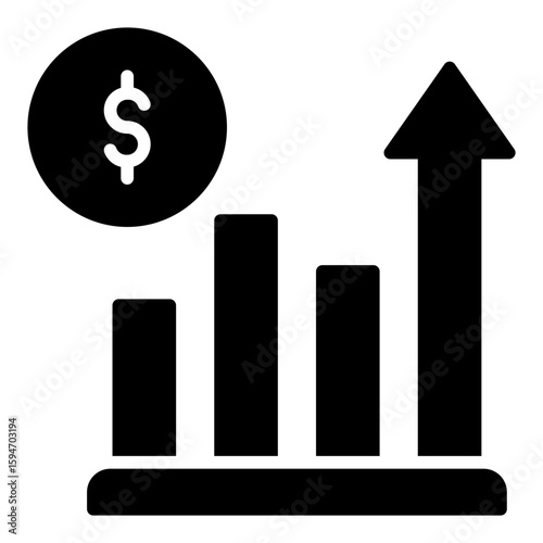 Ratio icon set. Financial calculation and comparison symbols.