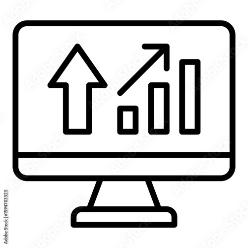 Market volatility icon set. Unstable price and trading risk symbols.