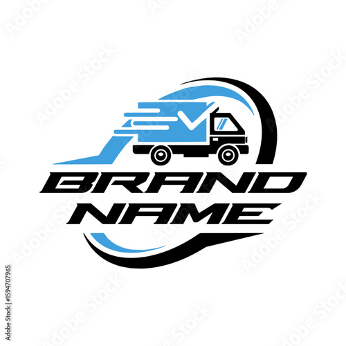 Travel business shipping logo