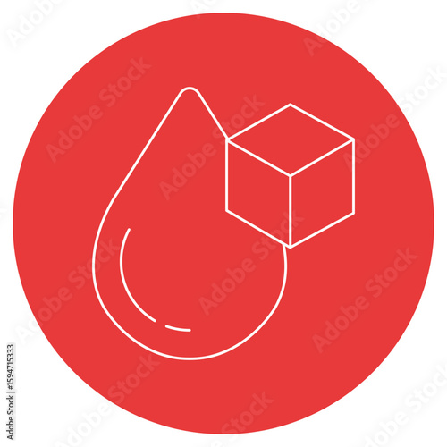 Blood Sugar icon, Managing Blood Sugar for a Healthier Life, Stay Balanced Track and Control Your Glucose Levels, vector