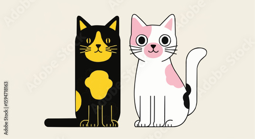 Cute Cat Illustration