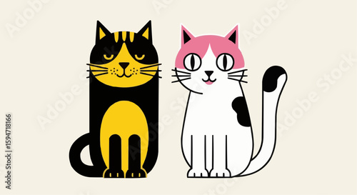 Cute Cat Illustration