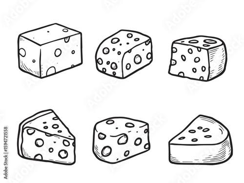 cheese doodle icon design