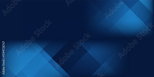 Vector dark navy blue silver abstract pattern background. Geometric shape. Line triangle modern