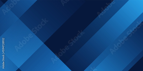 Modern dark navy blue silver abstract pattern background. Geometric shape. Line triangle abstract modern simple art