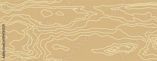 Seamless wooden pattern. Wood grain texture. Dense lines. Abstract striped background. Vector illustration