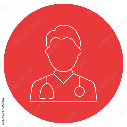 Doctor icon, Expert Medical Support When You Need It Most, Trusted Care Your Health, Your Doctor, vector