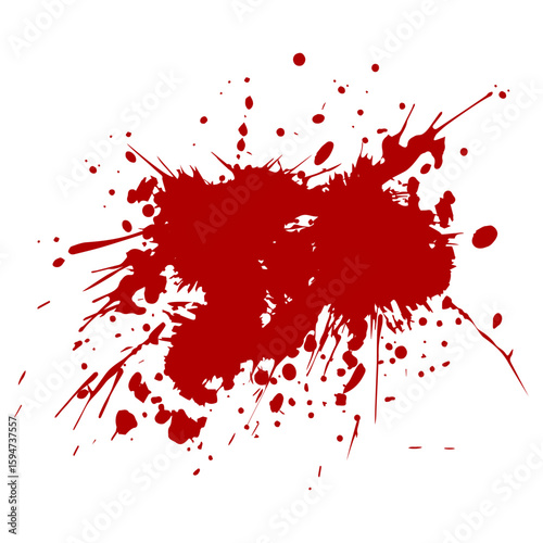 Blood Splatter Splash Stain Illustration Vector