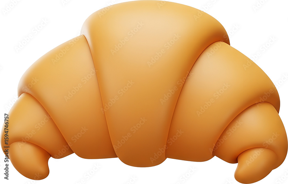 Fototapeta premium 크루아상 일러스트 : Croissant Illustration 