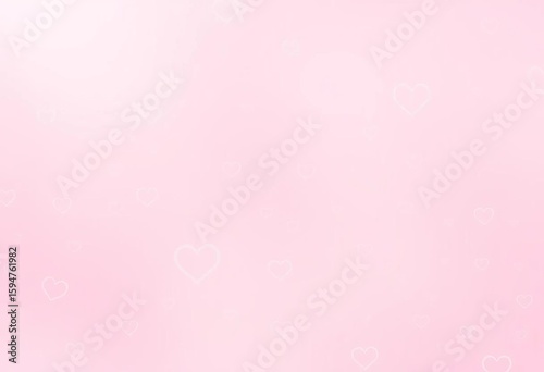 Subtle pastel pink heart pattern on a soft gradient background,  tones,  soft