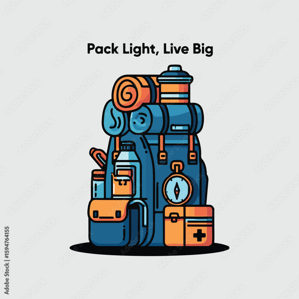 Cute cartoon retro vector illustration of a toy train, car, and truck with a robot