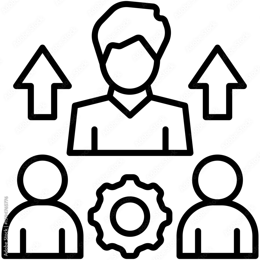 Obraz premium Leadership Icon