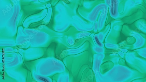 animated green blue gradient Abstract flowing teal and green background with organic shapes and smooth gradients, perfect for modern design projects and creative concepts