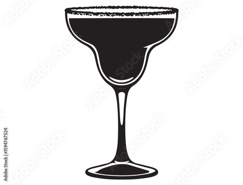 MARGARITA GLASS SILHOUETTE