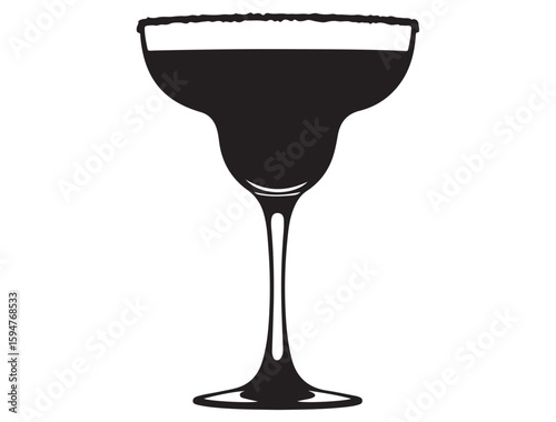 MARGARITA GLASS SILHOUETTE