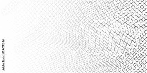 Wire mesh fence isolated on white background
