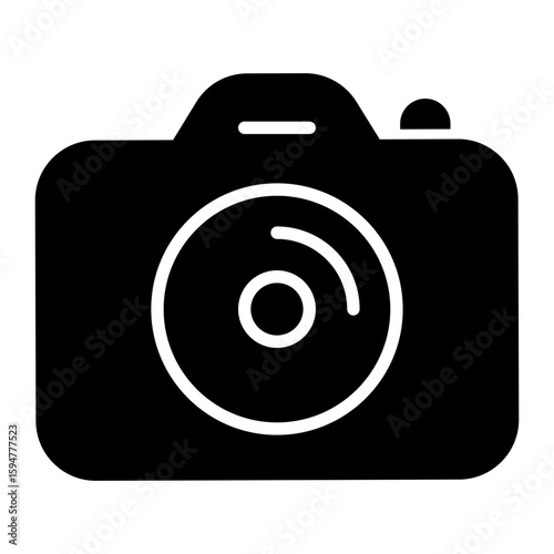 Camera vector icon stock illustration