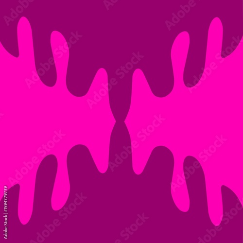 Symmetrical Pink Fluid Wave – Dripping Abstract Background Design