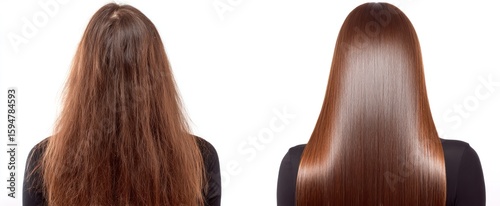 Damaged hair transformed into silky smooth locks