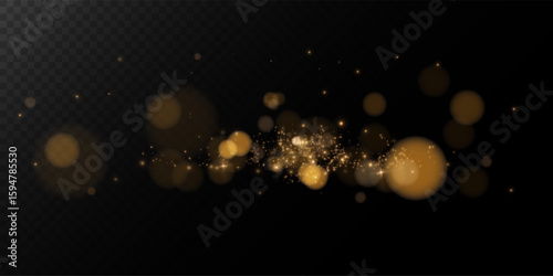 gold bokeh transparent 2