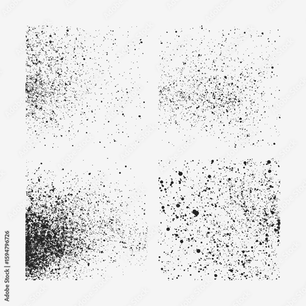 Obraz premium texture embossed torn paper on different shapes grunge objects template banner web design stylish design element