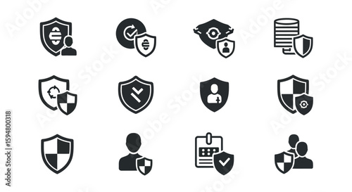 Security and Protection Icon Set