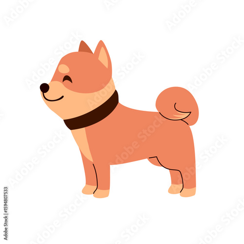 Cute cartoon profile illust...