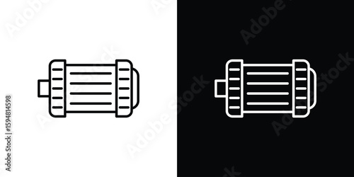 Car alternator icon