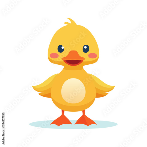 Duck Icon Isolated on a Tra...