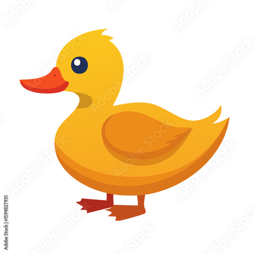 Duck Icon Isolated on a Tra...