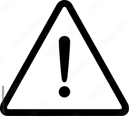Caution Sign Alerting Drivers to Potential Hazard, Urban Roadway, Safety Graphic, Daylight, Eye-Level Perspective