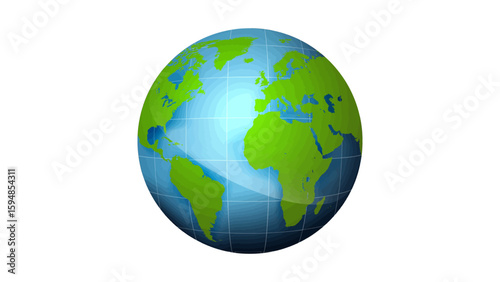 A rotating globe surrounded by navigation pins and dotted paths with airplane icons creates a travel concept rich in journey symbolism and movement.
