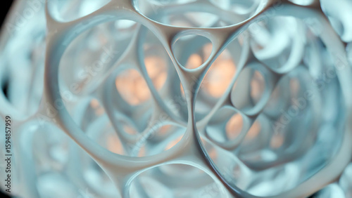 Photos Human spongy bone tissue, healthy osteoporosis structure, 3d render