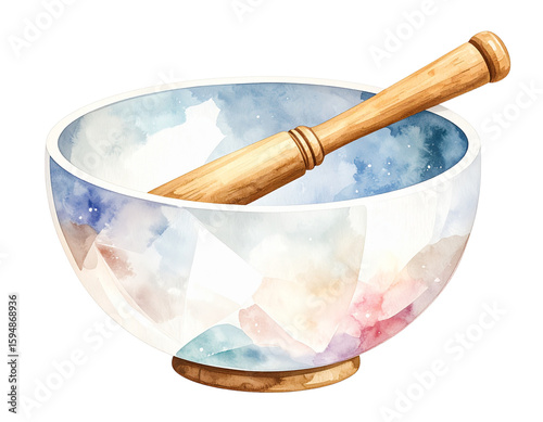 Transparent Crystal Singing Bowl