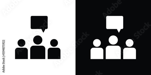 Public opinion icon