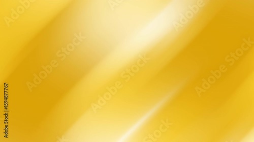 Bright yellow background with smooth glowing gradients and diagonal light streaks, ideal for vibrant visual content and energetic video themes