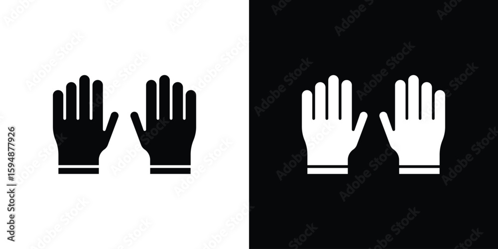 Fototapeta premium Gloves icon