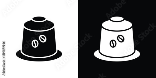 Coffee capsule icon